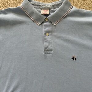 Brooks Brothers Light Blue Polo Shirt Size XL